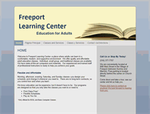 Tablet Screenshot of freeportlearningcenter.com